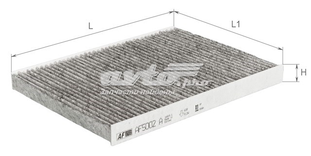 Купить AF5002A Alpha Filter Фильтр салона угольный