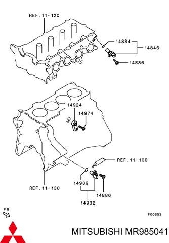 Датчик обуртів распредвалу MR985041 MITSUBISHI
