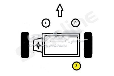 Опора двигуна задня SM0595 STARLINE