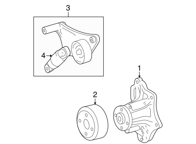 Натяжна планка поліклинового ременя 166200H021 TOYOTA