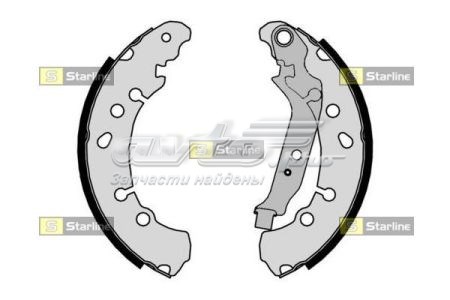 Тормоза рабочие задние ножные и тормозные барабаны Starline BC09320 цена, от 29.25 USD