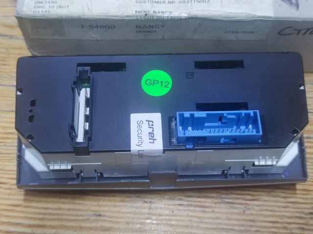 Unidade de controlo dos modos de aquecimento/condicionamento para Opel Astra H L35