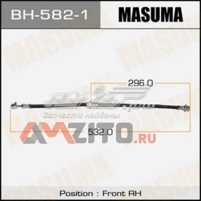 Шланг тормозной передний правый BH5821 Masuma