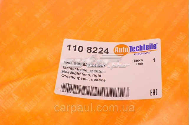 Купить 1108224 Autotechteile Стекло фары правой