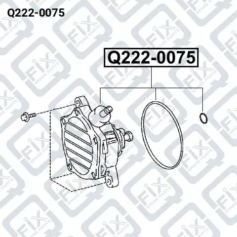Q2220075 Q-fix Усилитель тормоза вакуумный