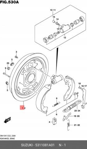 5311081A01000 Suzuki 