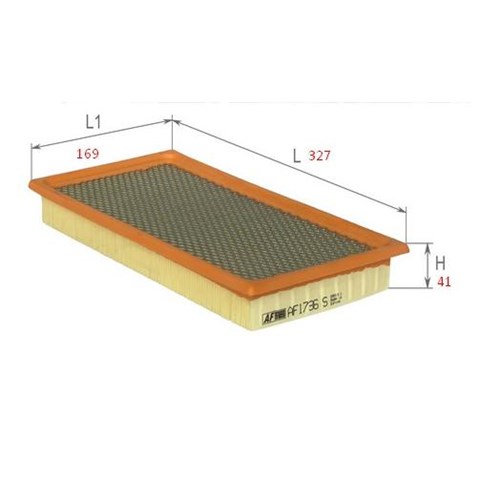 Элемент воздушного фильтра Alpha Filter AF1736S цена, от 4.68 USD