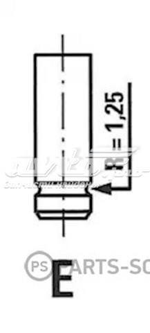 Клапан випускний R4465RCR FRECCIA