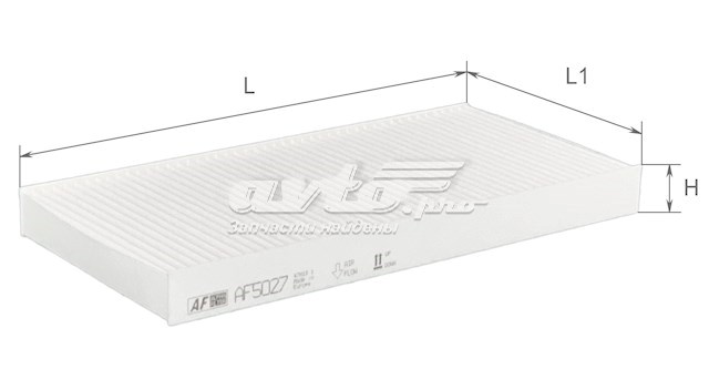 Filtro de salão Alpha Filter AF5027