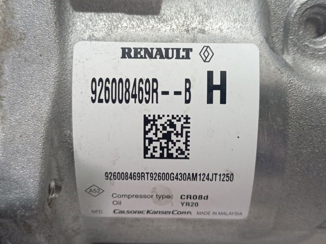 Компрессор кондиционера 926008469R Renault (RVI)