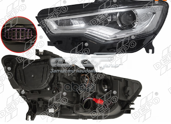Фара левая Depo/Loro/Abakus 4461140LMLDHEM цена, от 522.85 USD