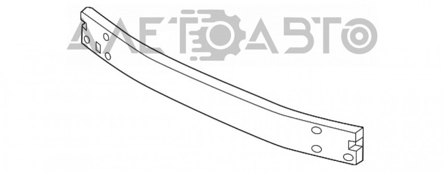 Шина бампера переднего FPS FP5059940 цена, от 109.68 USD