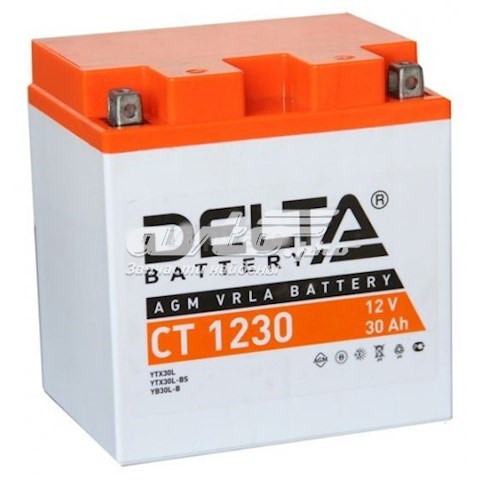 Купить Аккумулятор Delta Autotechnik Емкость 30А/ч CT1230