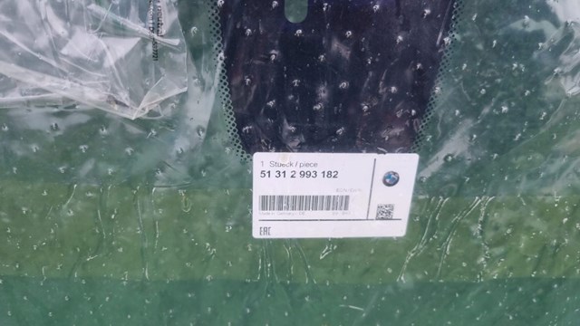 Вікно вітрове 51312993182 BMW