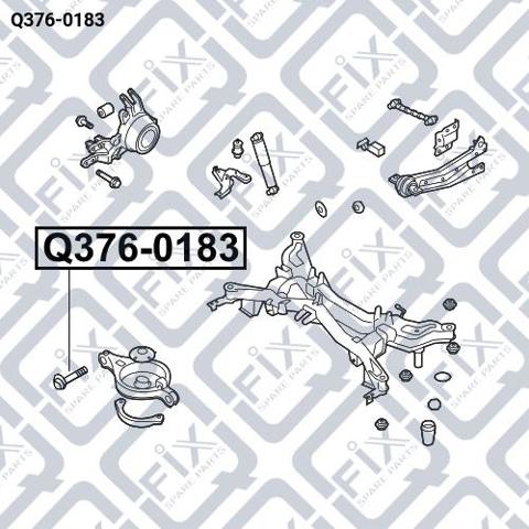 Купить Q3760183 Q-fix Болт крепления заднего развального рычага, внутренний