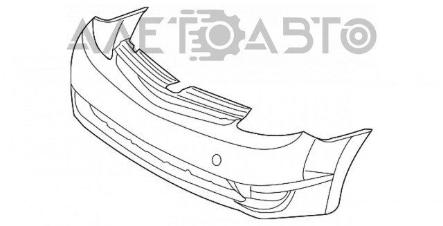 Бампер передний Signeda PTY04242BB