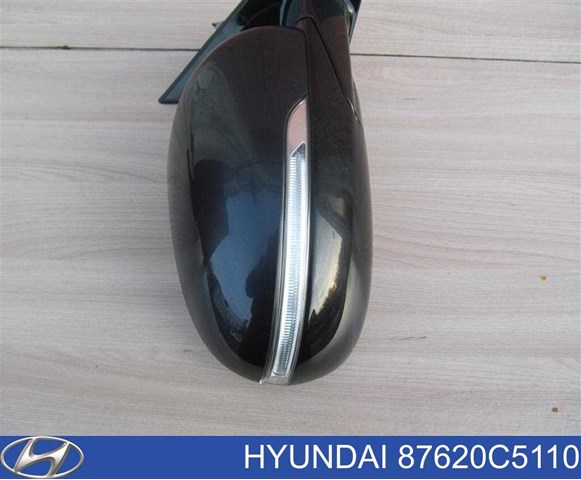 Правое зеркало 87620C5110 Hyundai/Kia