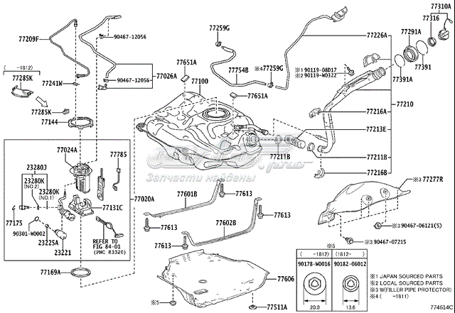 77020F4030 Toyota 