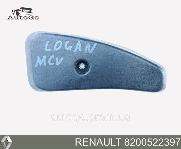 Manecilla de puerta de batientes, izquierda interior 8200522397 RENAULT