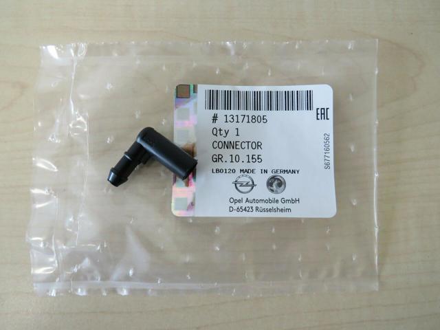 Válvula de retención del lavaparabrisas 13171805 OPEL