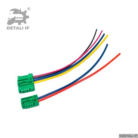 Разъем (фишка) резистора моторчика печки DF13703 Detali IF