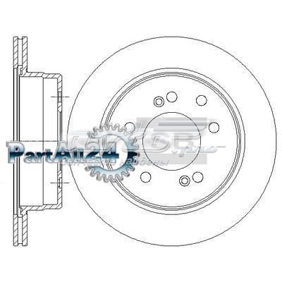 Задний тормозной диск Sangsin SD3043 цена, от 37.82 USD