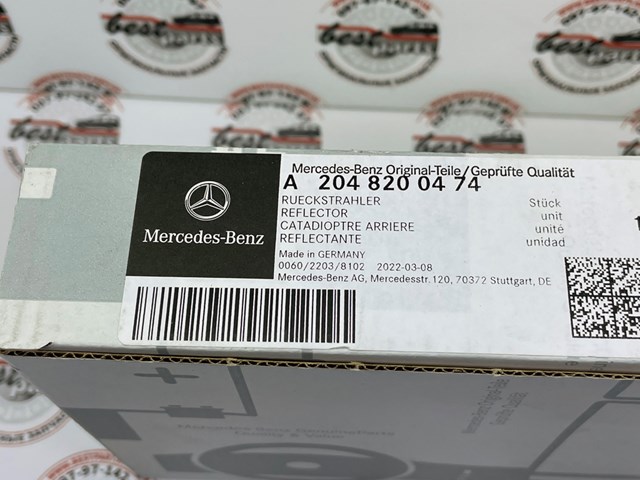 Deflector parachoques trasero derecho A2048200474 MERCEDES