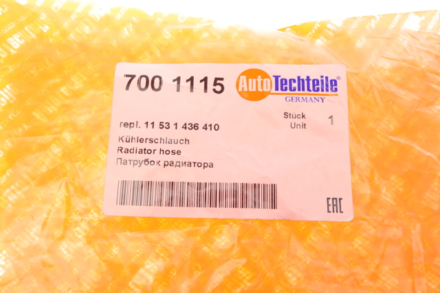 Шланг радиатора, нижний Autotechteile 7001115 цена, от 17.99 USD