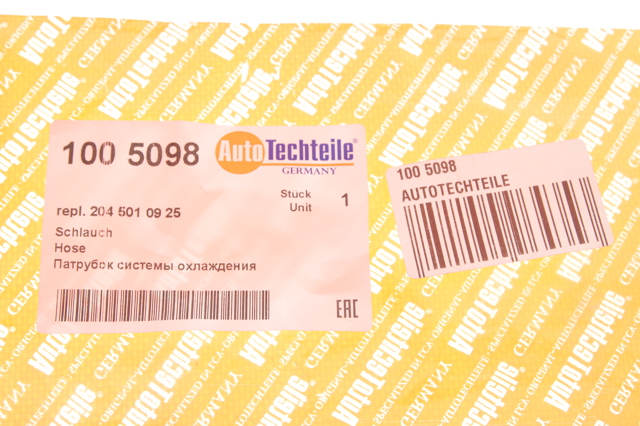 Купить 1005098 Autotechteile Шланг расширительного бачка верхний