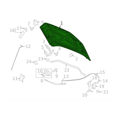 30823117 AND Капот