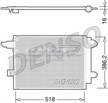 Радіатор системи охолодження кондиціонера DCN02005 DENSO