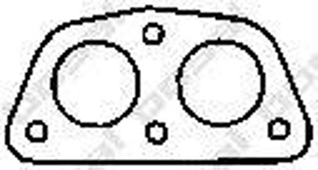 Прокладка випускного колектора, нижня 256146 BOSAL
