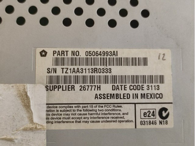 05064993AI Chrysler 