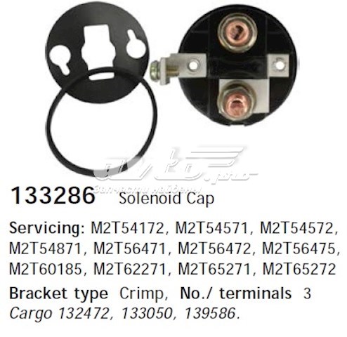 133286 Cargo kit de reparação do relê de tração do motor de arranco