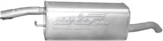 Глушитель задний 08672 Polmostrow
