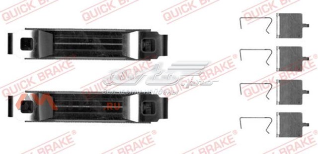 Ремкомплект тормозных колодок 1090029 Quick Brake
