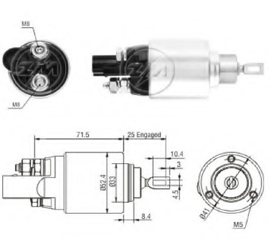 Контактор ZM381 ZM