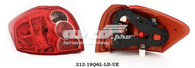 Задняя левая фара Depo/Loro/Abakus 21219Q6LLDUE цена, от 48.67 USD