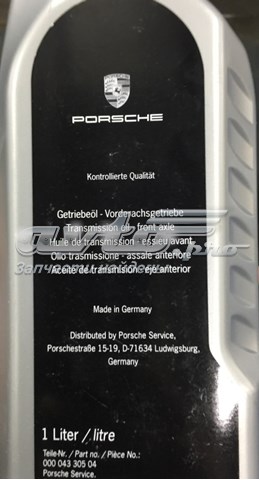 00004330504 Porsche Масло в коробку передач
