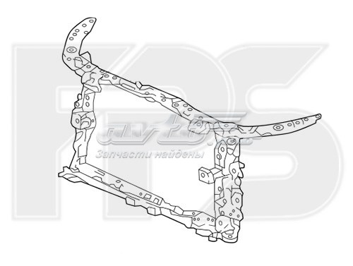 HO1225200 Various suporte do radiador montado (painel de montagem de fixação das luzes)