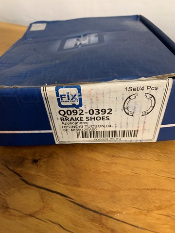 Колодки ручника Q0920392 Q-fix