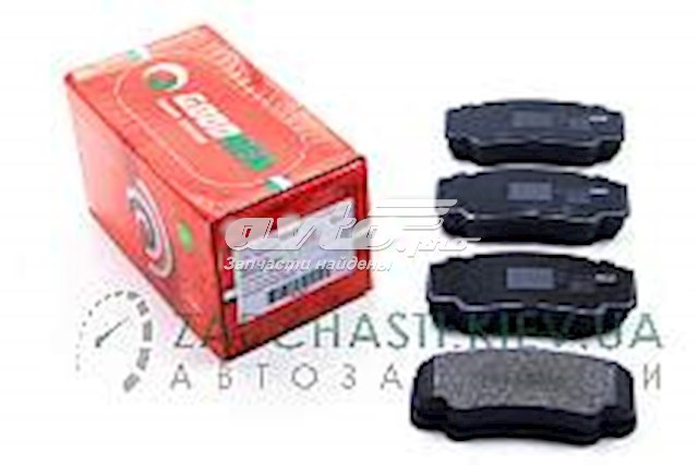 Колодки тормозные задние дисковые GOODREM RM1024