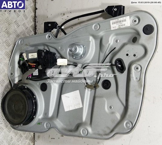 Mecanismo de acionamento de vidro da porta dianteira esquerda 1T1837461B VAG