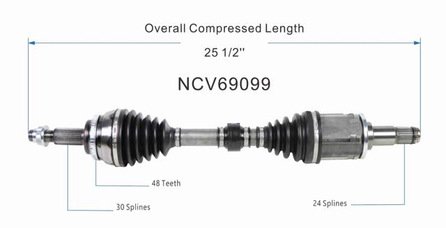 Купить MRB22279 MarkBest Привод в сборе левый