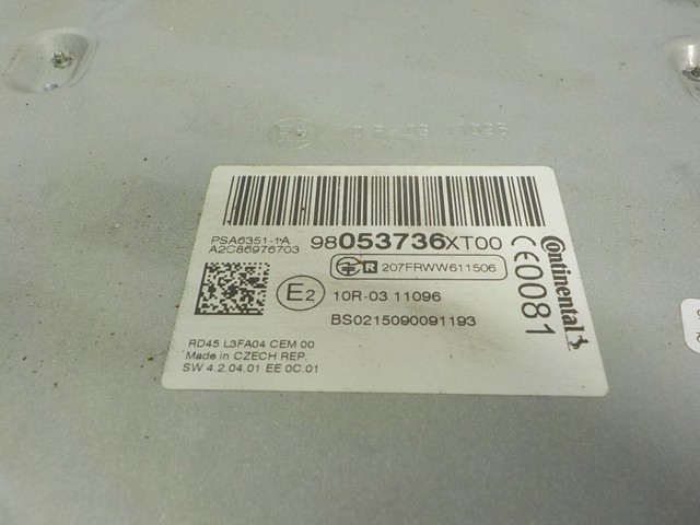 Купить 98053736XT00 Peugeot/Citroen 