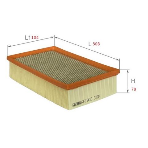 Элемент воздушного фильтра Alpha Filter AF1803S цена, от 5.46 USD