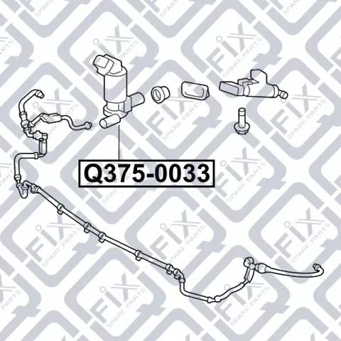 Q3750033 Q-fix Насос омывателя фар