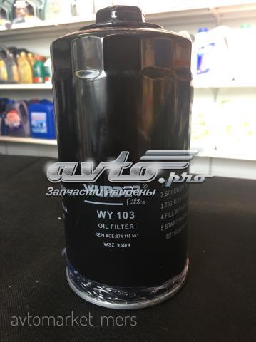 WY 103 Wunder filtro de óleo