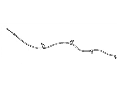 Cabo do freio de estacionamento traseiro direito para Nissan Murano (Z52)