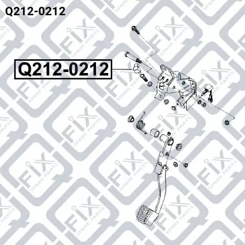 Лягушка тормоза Q-fix Q2120212